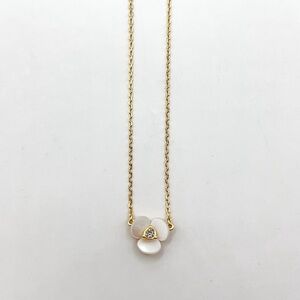 KS833-Kate Spade white flower necklace